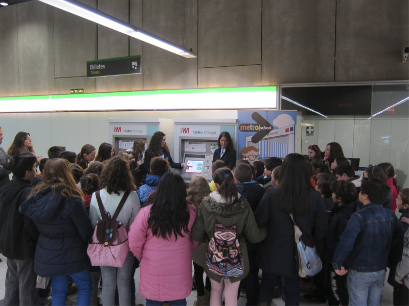 Metro de Málaga pone en marcha la segunda edición del programa educativo de visitas