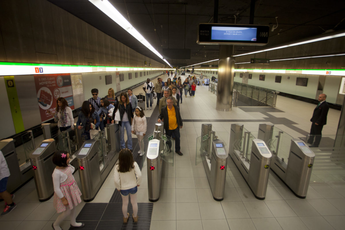 Metro de Málaga transporta 580.000 usuarios en octubre, el  mejor registro de viajeros desde su puesta en marcha